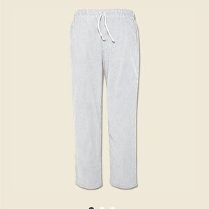 Save Khaki United SKU Seersucker Lightweight Drawstring Striped Pants Men’s Sz S